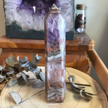 Amethyst & Crazy Lace Agate Point SKU 22533