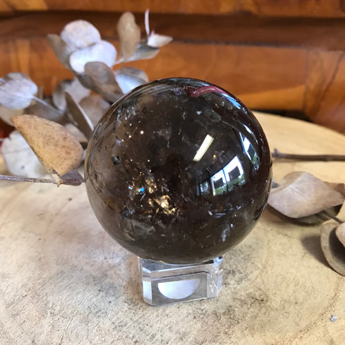 Smoky Quartz Sphere SKU 23480