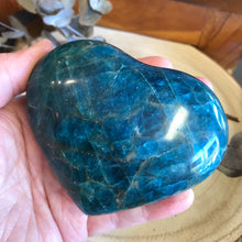 Blue Apatite Heart SKU 22487