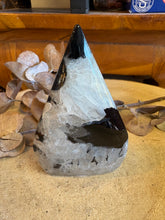 Black Banded Agate & Quartz Freeform SKU 25061