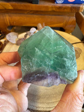 Rainbow Fluorite Base Cut Point SKU 25176