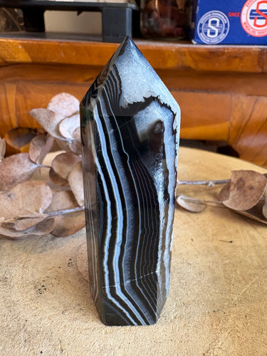 Black Banded Agate Point SKU 24925
