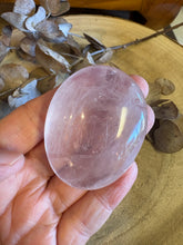 Rose Quartz Palm Stone SKU 24560
