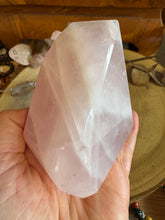 Rose Quartz Facet Cut Freeform SKU 25394