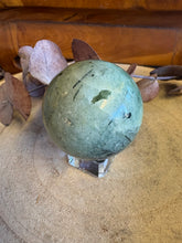 Prehnite, Epidote & Rutile Sphere SKU 26503