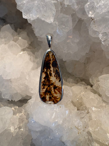 Entia Sterling Silver Dendritic Agate Pendant SKU 25816