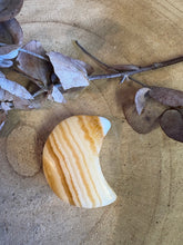 Orange Calcite Crescent Moon SKU 24941