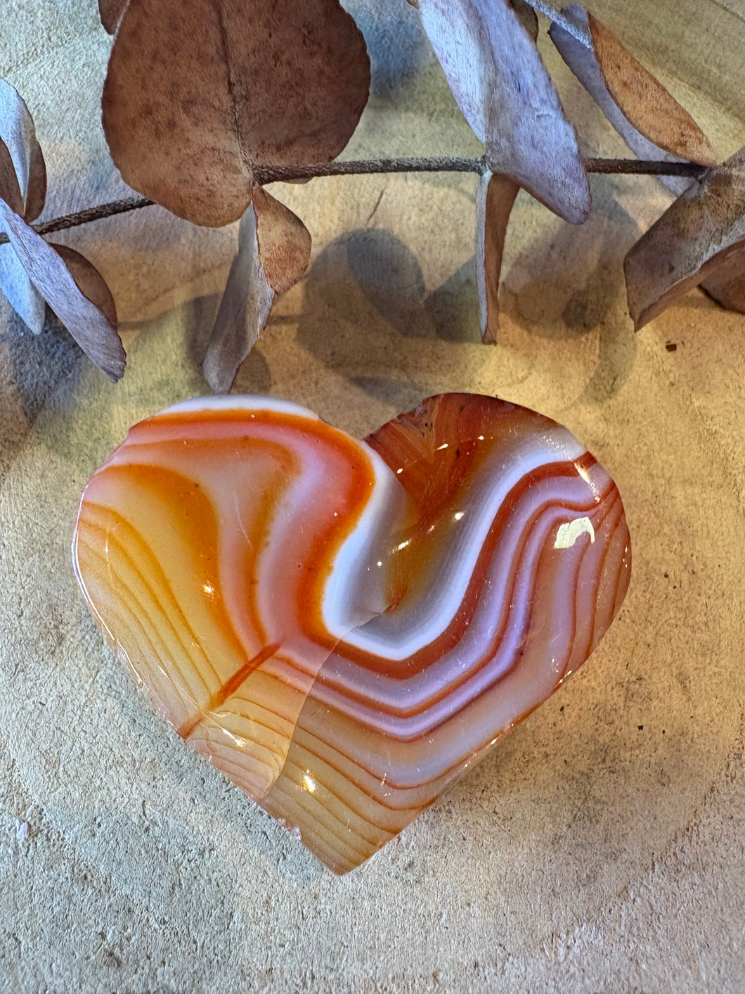 Carnelian Heart Shaped Bowl SKU 26694
