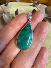 Sterling Silver Chrysocolla Pendant SKU 26338