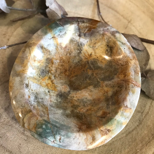 Moss Agate & Jasper Bowl SKU 23645