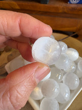 Selenite Round Tumblestones SKU 24710