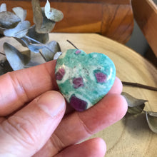 Ruby Fuchsite Heart SKU 19274B