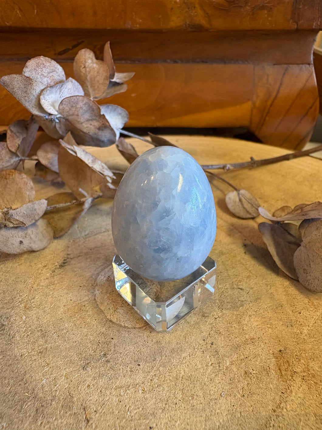 Blue Calcite Egg SKU 24564