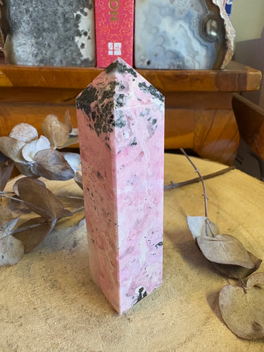 Rhodonite Obelisk SKU 24162