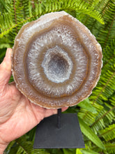 Druzy Agate Geode on Stand SKU 25383