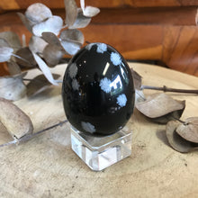 Snowflake Obsidian Egg SKU 23094