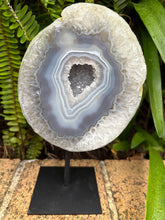 Druzy Agate Geode on Stand SKU 25376