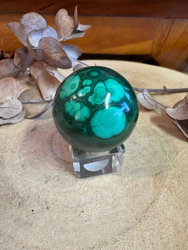 Malachite Sphere SKU 24811