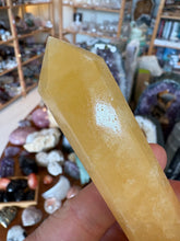Orange Calcite Wand SKU OCW1