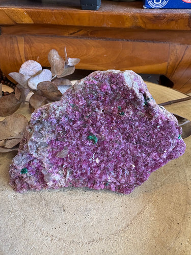 Cobalto Calcite & Malachite Cluster SKU 25023