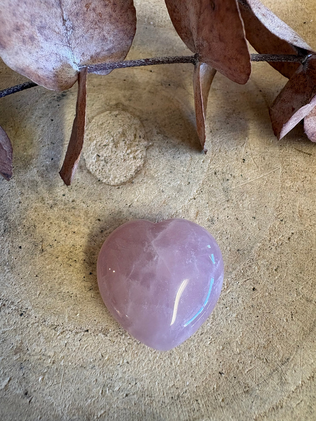 Rose Quartz Heart SKU 25654B