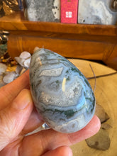 Moss Agate Egg SKU 24174