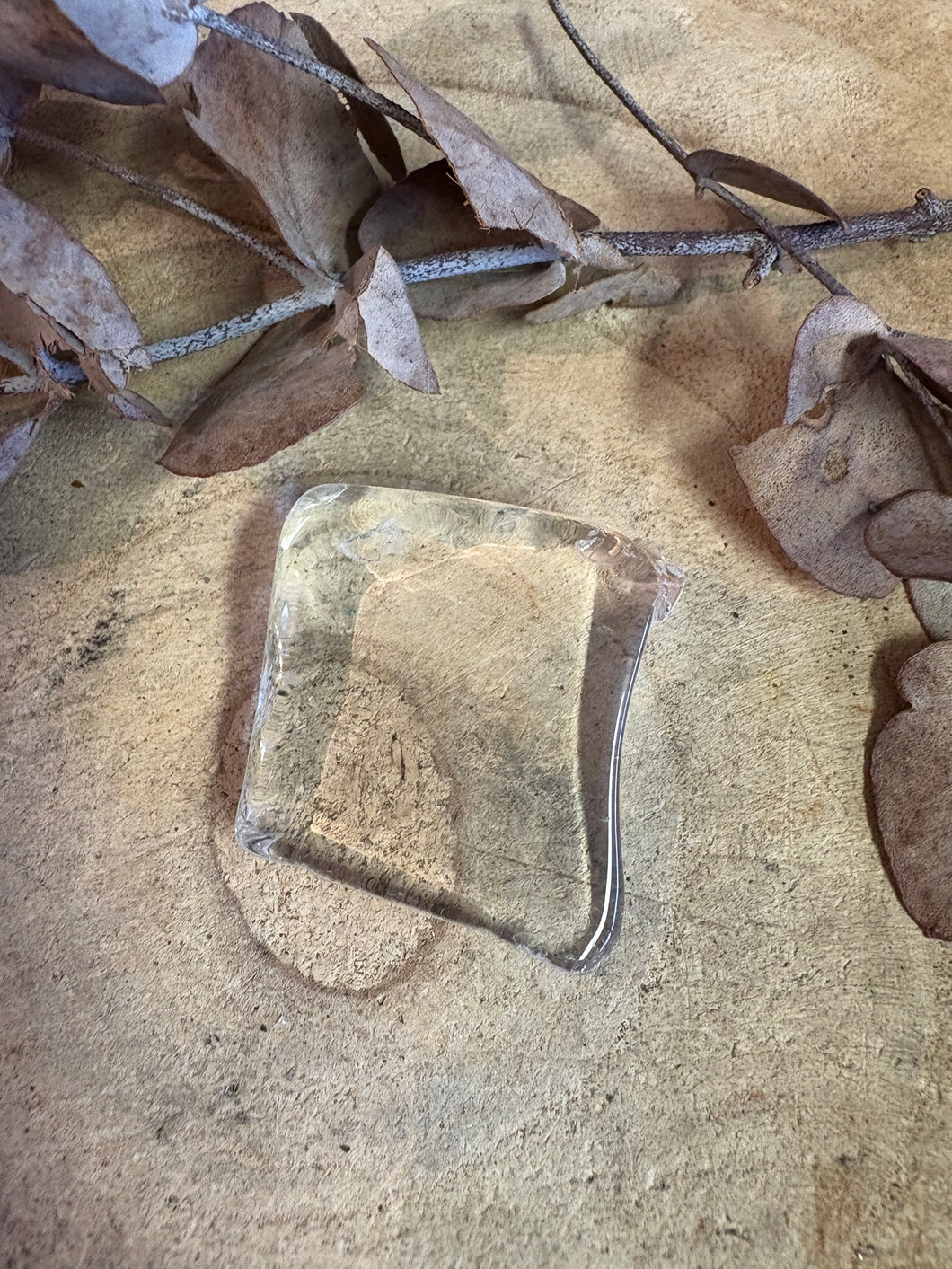 Clear Quartz Slab SKU 24619J