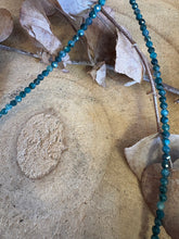 Entia Ocean Kyanite Facet Cut Bead Necklace SKU 25304