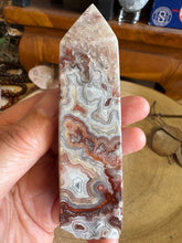 Crazy Lace Agate Obelisk SKU 25440