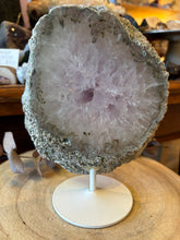 Amethyst & Quartz Slab on Stand SKU 26770