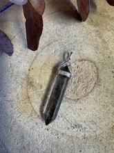 Sterling Silver Smoky Quartz Double Terminated Point Pendant SKU 26087