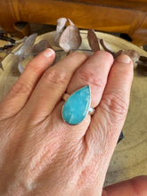 Entia Sterling Silver Hemimorphite Ring SKU 26037