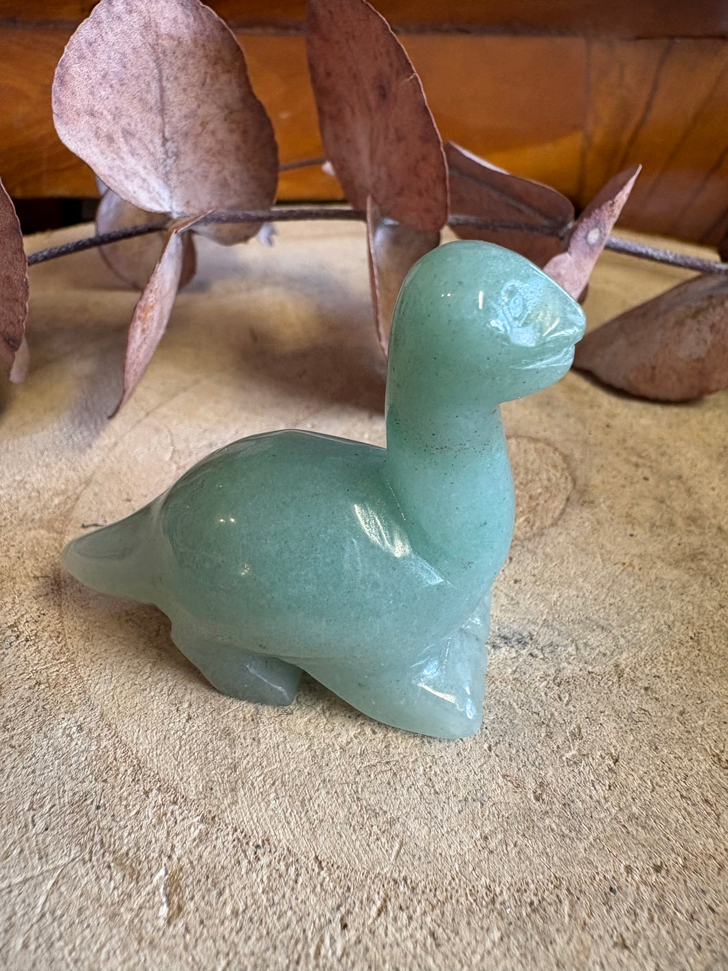 Green Aventurine Dinosaur Carving SKU 26088GAD