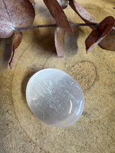 Selenite Palm Stone SKU 26061