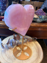Rose Quartz Heart on Stand SKU 26799