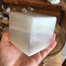 Selenite Large Cube SKU 23138