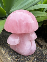 Rose Quartz Mushroom Carving SKU 26926