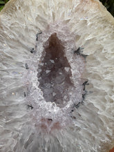 Agate & Quartz Geode on Stand SKU 25380