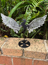 Clear Quartz Winged Unicorn on Stand SKU 25131