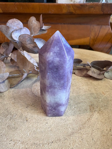 Lepidolite Point SKU 24635B