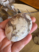 Flower Agate Palm Stone SKU 24130