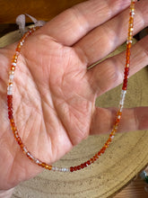 Entia Fire Agate Beaded Necklace SKU 25895