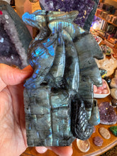 Labradorite Dragon Carving SKU 26780