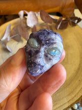 Lepidolite Alien Head Carving SKU 25698