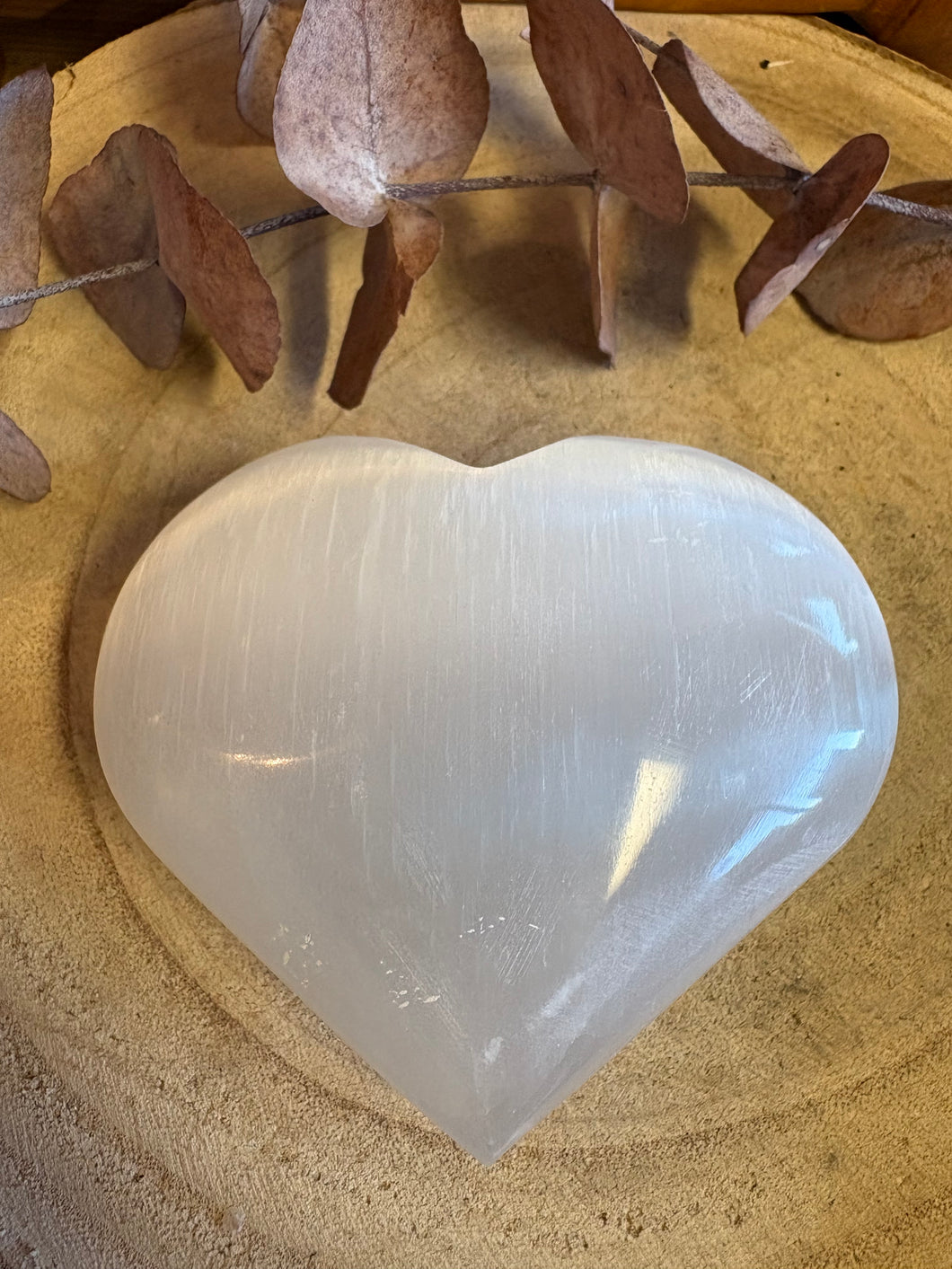 Selenite Heart SKU 26066