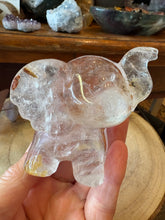 Hematoid Quartz Elephant Carving SKU 27051