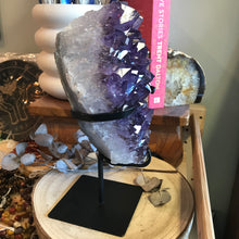 Amethyst Cluster on Metal Stand SKU 23734