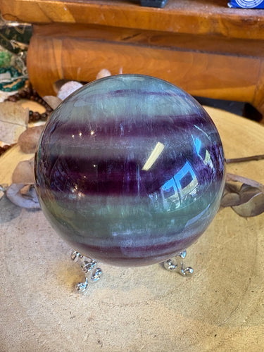 Rainbow Fluorite Sphere SKU 25050