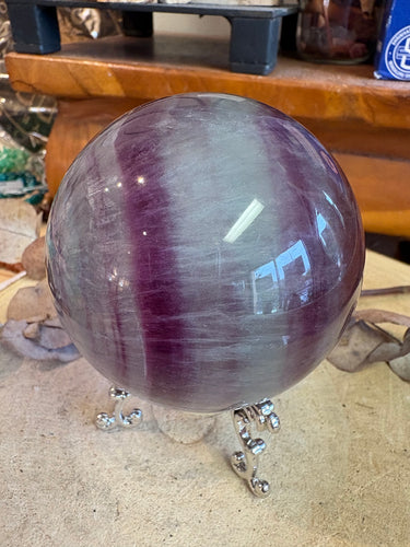 Rainbow Fluorite Sphere SKU 25049