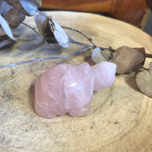 Rose Quartz Turtle Carving SKU 23786
